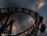 Prater bei Nacht